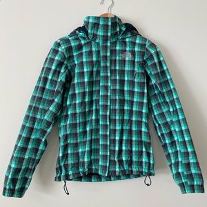 THE NORTH FACE Plaid Hyvent Jacket Womens Size XS